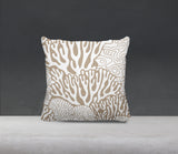 Frogatty Coral Reef Square Indoor/Outdoor Throw Pillow
