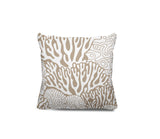 Frogatty Coral Reef Square Indoor/Outdoor Throw Pillow