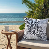 Frogatty Coral Reef Lumbar Indoor/Outdoor Throw Pillow