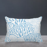 Frogatty Coral Reef Lumbar Indoor/Outdoor Throw Pillow