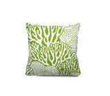 Frogatty Coral Reef Square Indoor/Outdoor Throw Pillow