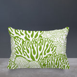 Frogatty Coral Reef Lumbar Indoor/Outdoor Throw Pillow