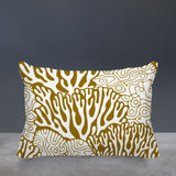 Frogatty Coral Reef Lumbar Indoor/Outdoor Throw Pillow