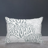 Frogatty Coral Reef Lumbar Indoor/Outdoor Throw Pillow