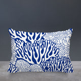 Frogatty Coral Reef Lumbar Indoor/Outdoor Throw Pillow