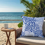 Frogatty Coral Reef Lumbar Indoor/Outdoor Throw Pillow