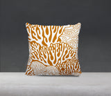 Frogatty Coral Reef Square Indoor/Outdoor Throw Pillow