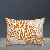Frogatty Coral Reef Lumbar Indoor/Outdoor Throw Pillow