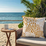Frogatty Coral Reef Lumbar Indoor/Outdoor Throw Pillow