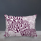 Frogatty Coral Reef Lumbar Indoor/Outdoor Throw Pillow