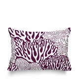 Frogatty Coral Reef Lumbar Indoor/Outdoor Throw Pillow