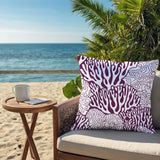 Frogatty Coral Reef Lumbar Indoor/Outdoor Throw Pillow