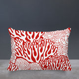 Frogatty Coral Reef Lumbar Indoor/Outdoor Throw Pillow