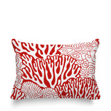 Frogatty Coral Reef Lumbar Indoor/Outdoor Throw Pillow