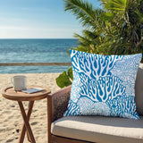 Frogatty Coral Reef Lumbar Indoor/Outdoor Throw Pillow