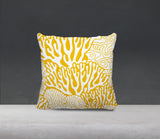 Frogatty Coral Reef Square Indoor/Outdoor Throw Pillow