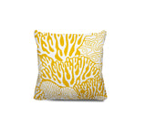 Frogatty Coral Reef Square Indoor/Outdoor Throw Pillow