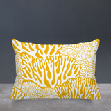 Frogatty Coral Reef Lumbar Indoor/Outdoor Throw Pillow