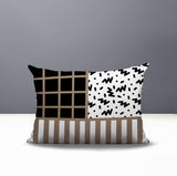 Froza Abstract Reversible Indoor/Outdoor Rectangle Pillow
