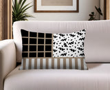 Froza Abstract Reversible Indoor/Outdoor Rectangle Pillow