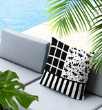 Froza Abstract Reversible Indoor/Outdoor Square Pillow