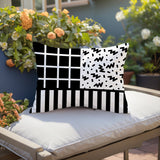 Froza Abstract Reversible Indoor/Outdoor Rectangle Pillow