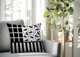 Froza Abstract Reversible Indoor/Outdoor Square Pillow