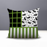 Froza Abstract Reversible Indoor/Outdoor Square Pillow