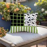 Froza Abstract Reversible Indoor/Outdoor Rectangle Pillow