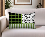 Froza Abstract Reversible Indoor/Outdoor Rectangle Pillow