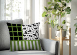 Froza Abstract Reversible Indoor/Outdoor Rectangle Pillow