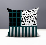 Froza Abstract Reversible Indoor/Outdoor Square Pillow