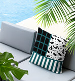 Froza Abstract Reversible Indoor/Outdoor Square Pillow