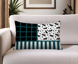 Froza Abstract Reversible Indoor/Outdoor Rectangle Pillow