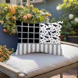 Froza Abstract Reversible Indoor/Outdoor Rectangle Pillow