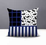 Froza Abstract Reversible Indoor/Outdoor Square Pillow