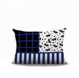 Froza Abstract Reversible Indoor/Outdoor Rectangle Pillow