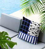 Froza Abstract Reversible Indoor/Outdoor Square Pillow