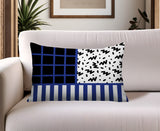 Froza Abstract Reversible Indoor/Outdoor Rectangle Pillow