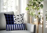 Froza Abstract Reversible Indoor/Outdoor Square Pillow