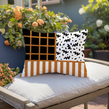 Froza Abstract Reversible Indoor/Outdoor Rectangle Pillow