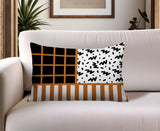 Froza Abstract Reversible Indoor/Outdoor Rectangle Pillow