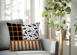 Froza Abstract Reversible Indoor/Outdoor Square Pillow