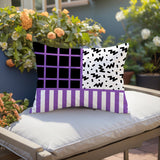Froza Abstract Reversible Indoor/Outdoor Rectangle Pillow