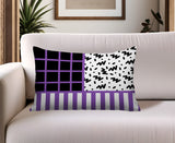 Froza Abstract Reversible Indoor/Outdoor Rectangle Pillow