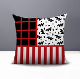 Froza Abstract Reversible Indoor/Outdoor Square Pillow