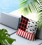Froza Abstract Reversible Indoor/Outdoor Square Pillow