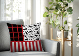 Froza Abstract Reversible Indoor/Outdoor Rectangle Pillow