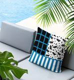 Froza Abstract Reversible Indoor/Outdoor Square Pillow