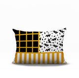 Froza Abstract Reversible Indoor/Outdoor Rectangle Pillow
